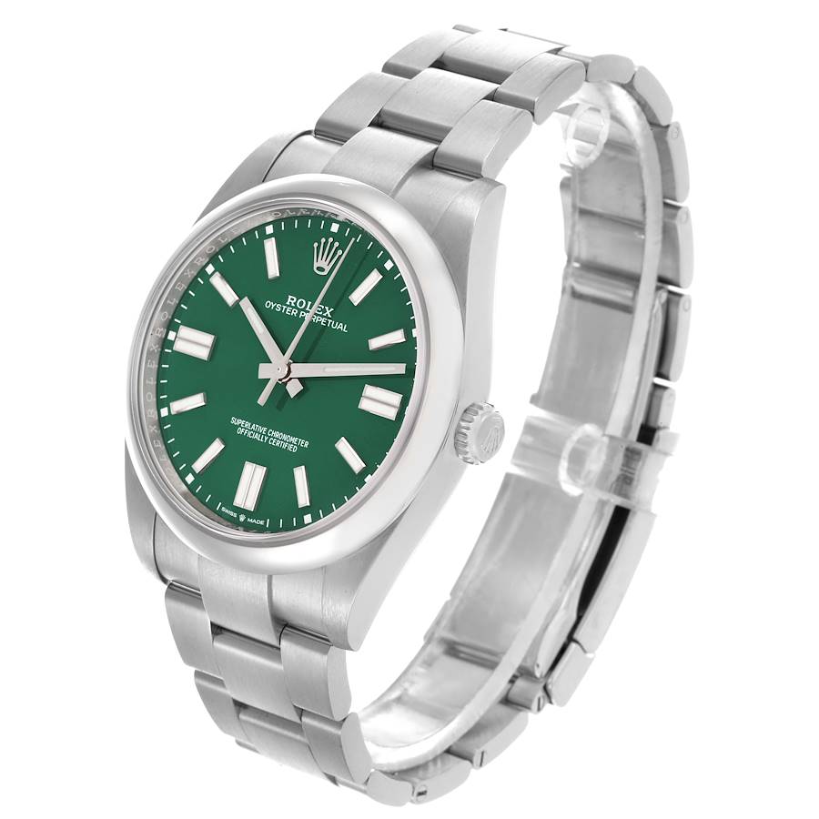 Oyster Perpetual 126000 36mm VSF 1:1 Best Edition 904L Steel Green Dial on SS Bracelet VS3235