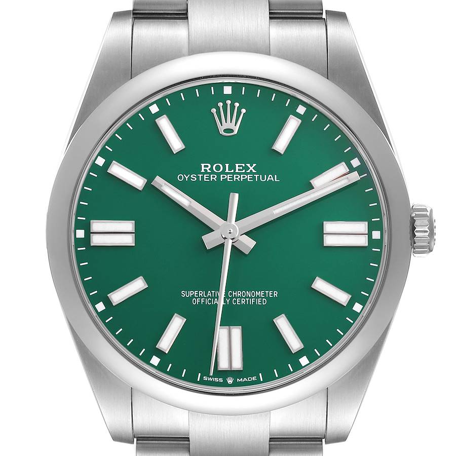 Oyster Perpetual 126000 36mm VSF 1:1 Best Edition 904L Steel Green Dial on SS Bracelet VS3235