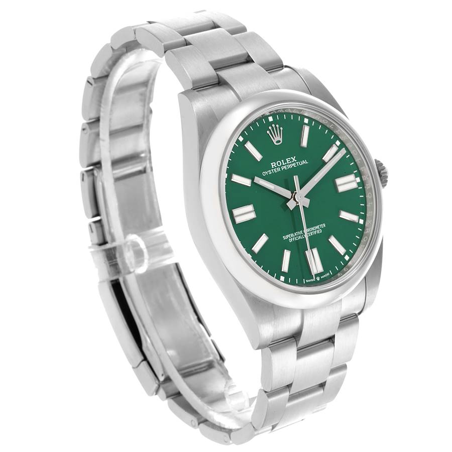 Oyster Perpetual 126000 36mm VSF 1:1 Best Edition 904L Steel Green Dial on SS Bracelet VS3235