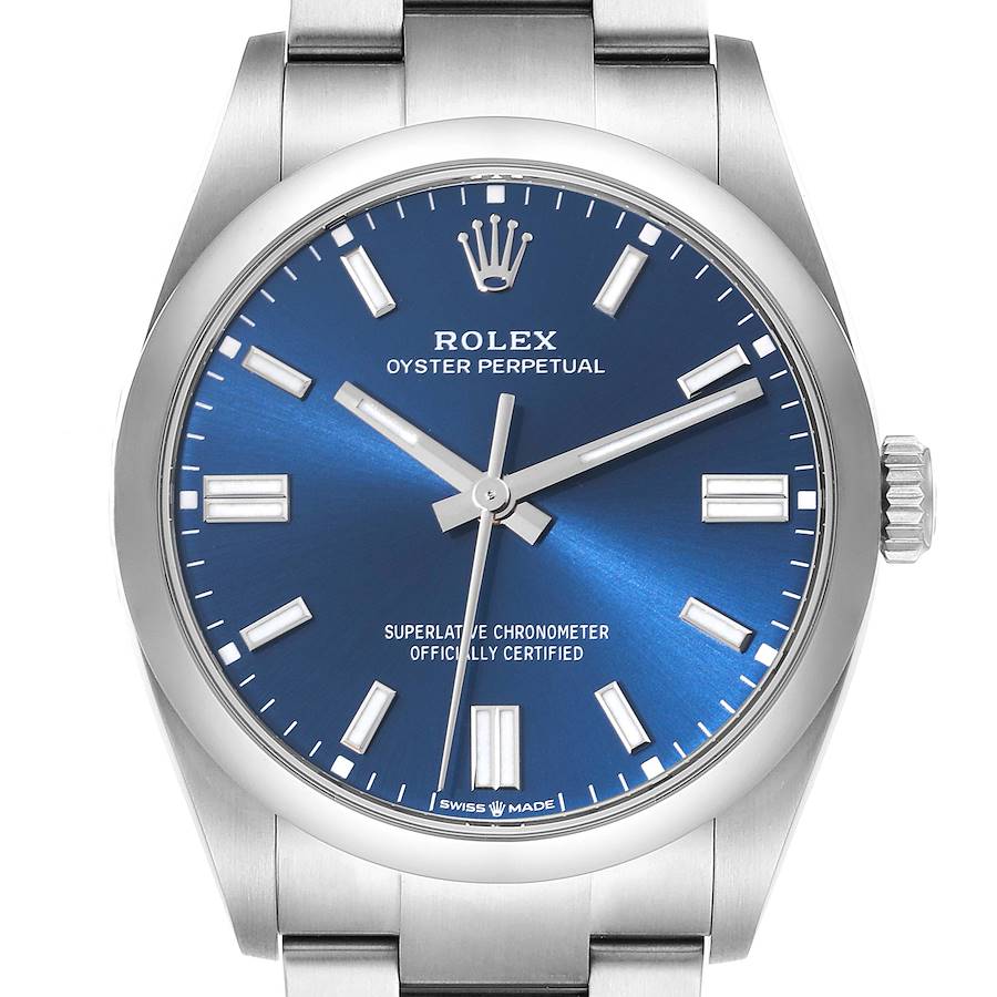 Oyster Perpetual 36mm 126000 Clean 1:1 Best Edition 904L Steel Blue Dial on SS Bracelet VR3230