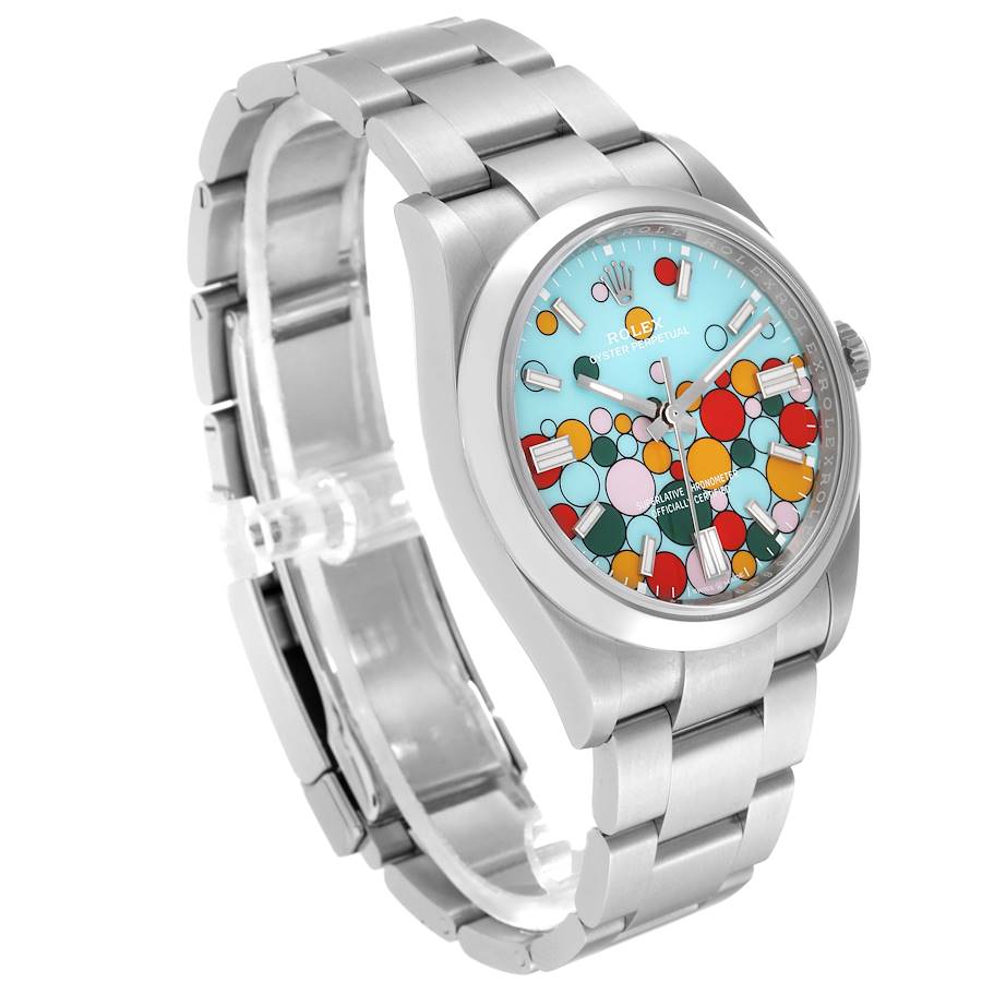 Oyster Perpetual 126000 36mm VSF 1:1 Best Edition Celebration Bubbles Dial on SS Bracelet VS3235