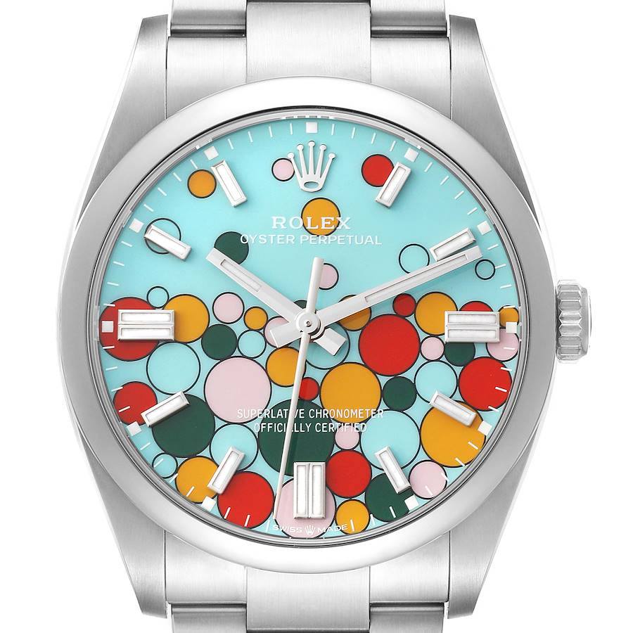 Oyster Perpetual 126000 36mm VSF 1:1 Best Edition Celebration Bubbles Dial on SS Bracelet VS3235