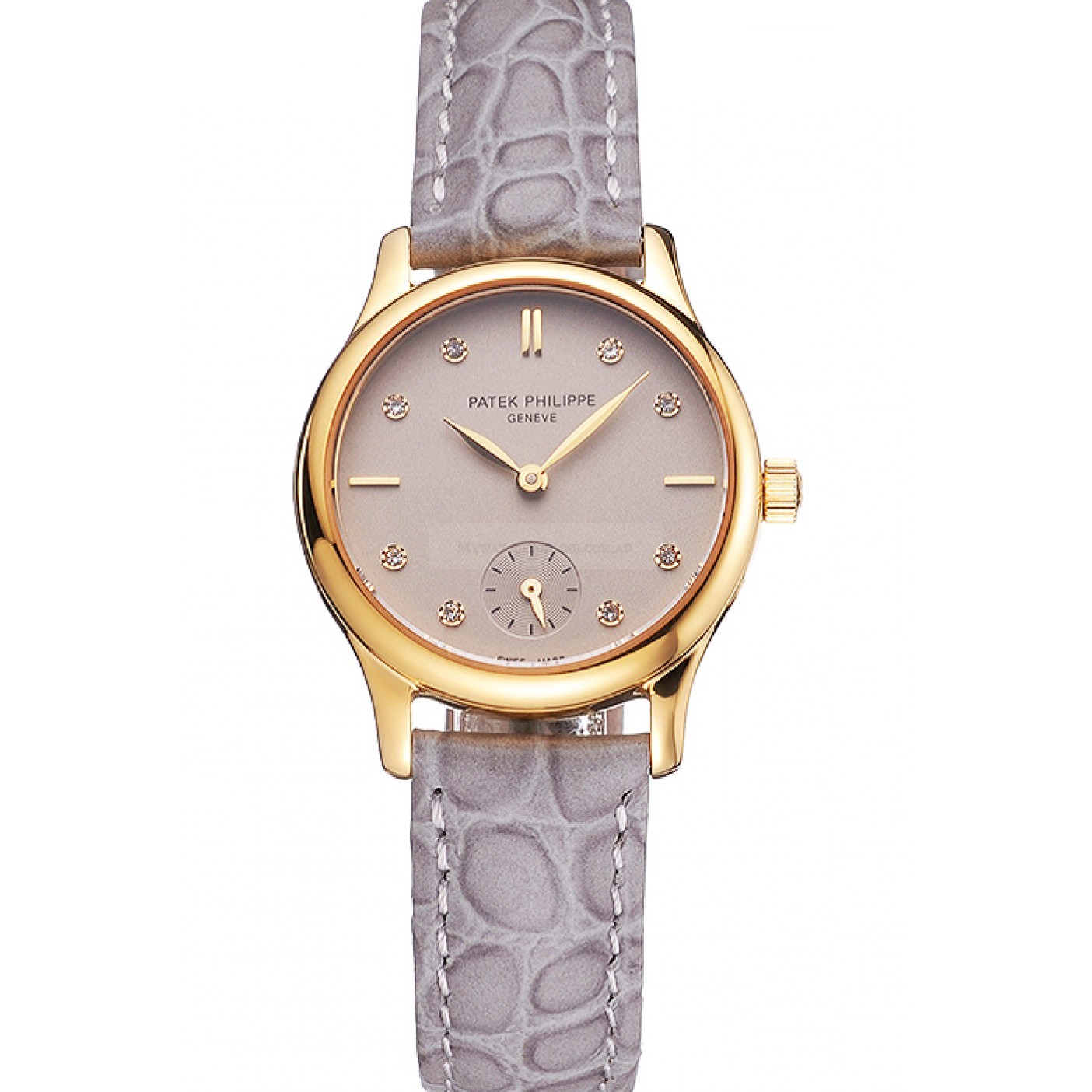 Patek Philippe Calatrava Replica Watch, Quartz Movement, 18K Yellow Gold Case, Model