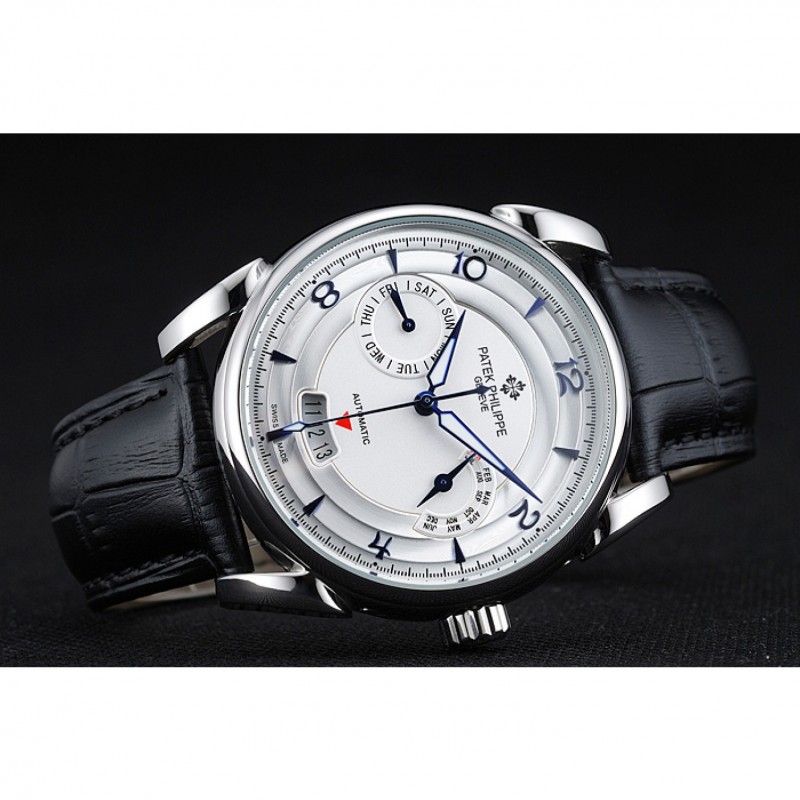 - PATEK PHILIPPE 1454237 - Automatic Replica Watch - Polished Stainless Steel - White Dial