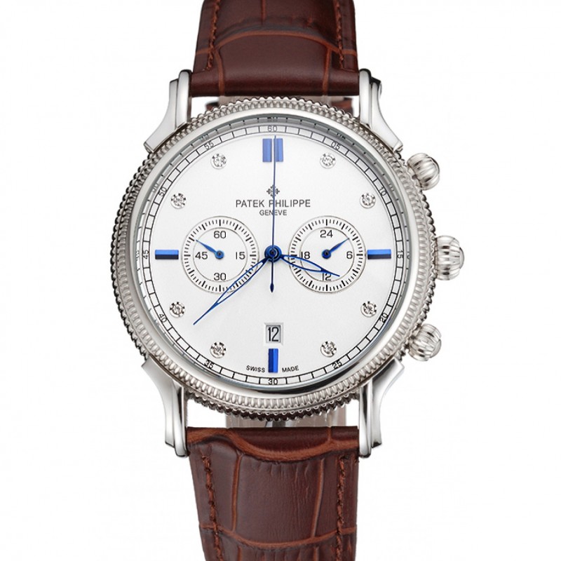 Patek Philippe Chronograph - 15202ST.OO.1240ST.01 - Automatic - White Dial - Men's Replica Watch