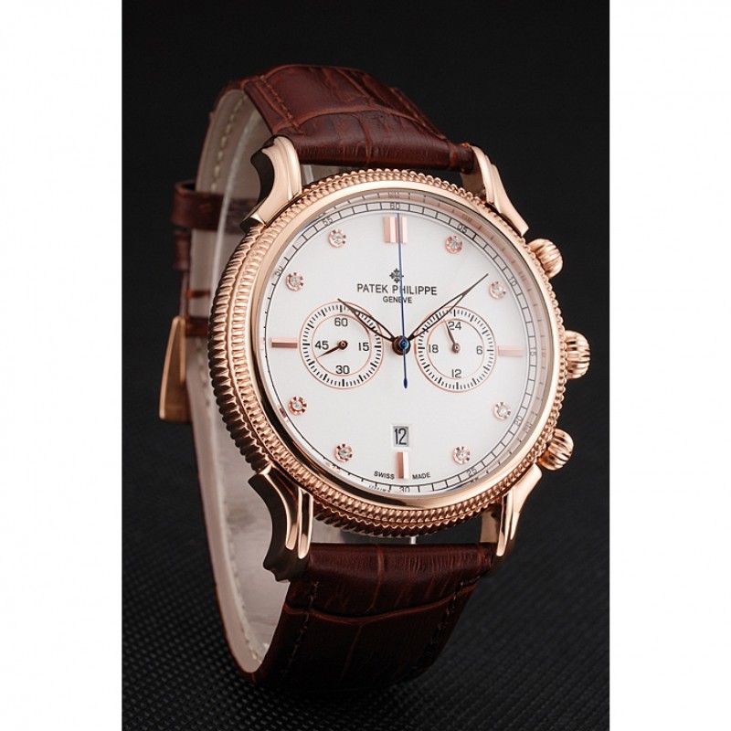 Patek Philippe Complications Chronograph Watch, 15202ST.OO.1240ST.01, Quartz, 18k Rose-Gold Plated