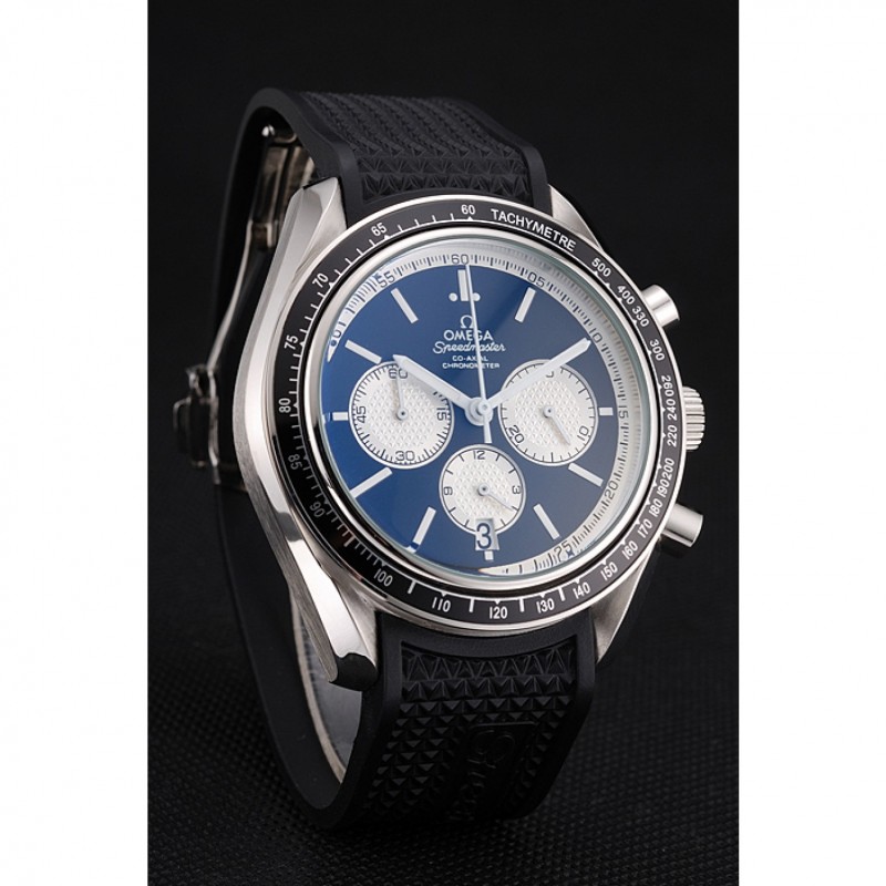 Omega Speedmaster 622041 Quartz Watch - Omega Logo Crown - Black Ceramic Tachymeter Bezel