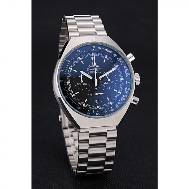 Omega Speedmaster 622810 Replica Watch - Quartz, Brushed Steel, Black Dial