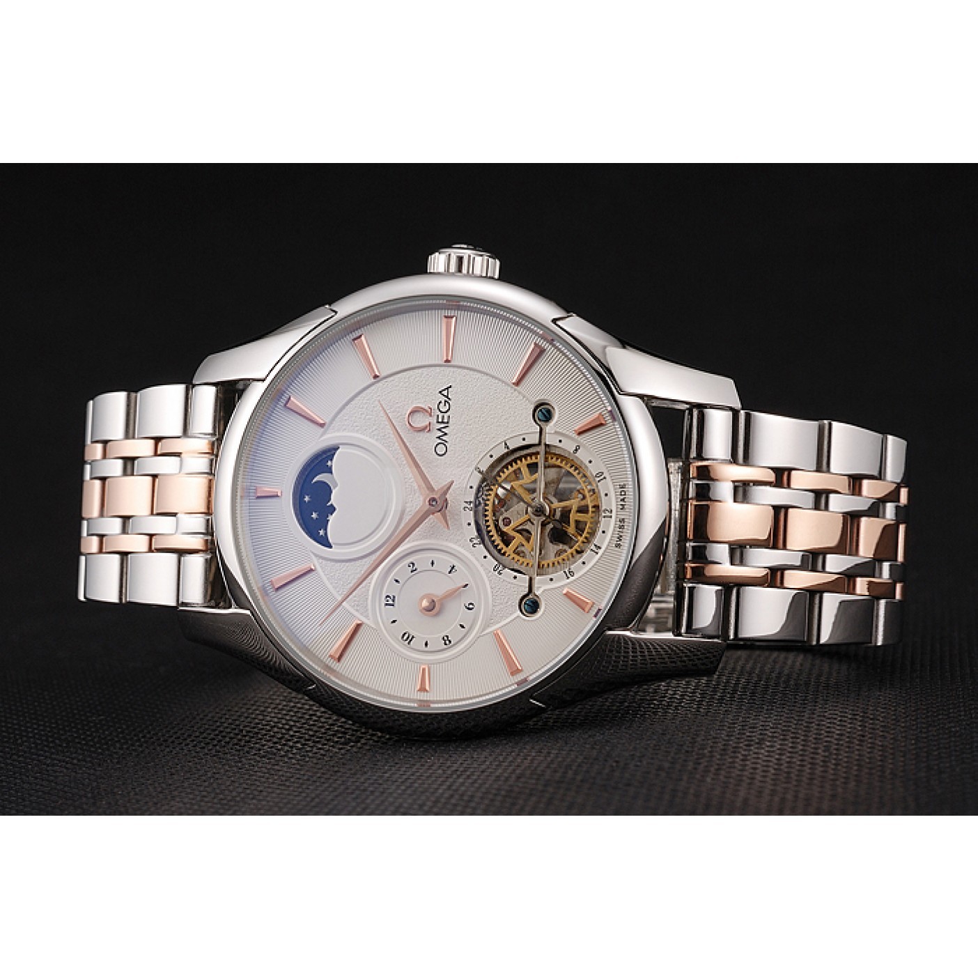 Omega De Ville - Automatic - White Dial - Men's Watch - 55 x 45 mm - Japanese Quality - Replica