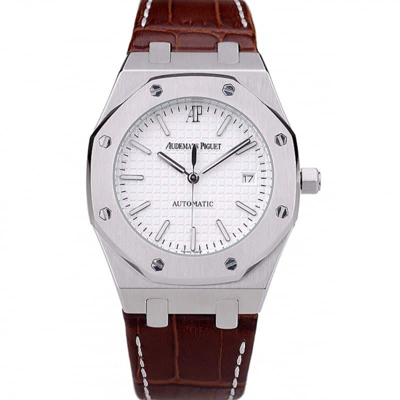 Audemars Piguet Royal Oak 3371 Automatic - White Dial - Brushed Stainless Steel - Men's Replica