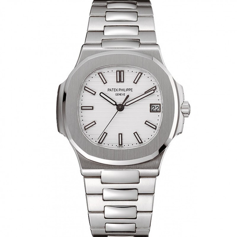 Patek Philippe Nautilus 1453946 Replica Watch Automatic Movement Silver Dial Polished Steel Case