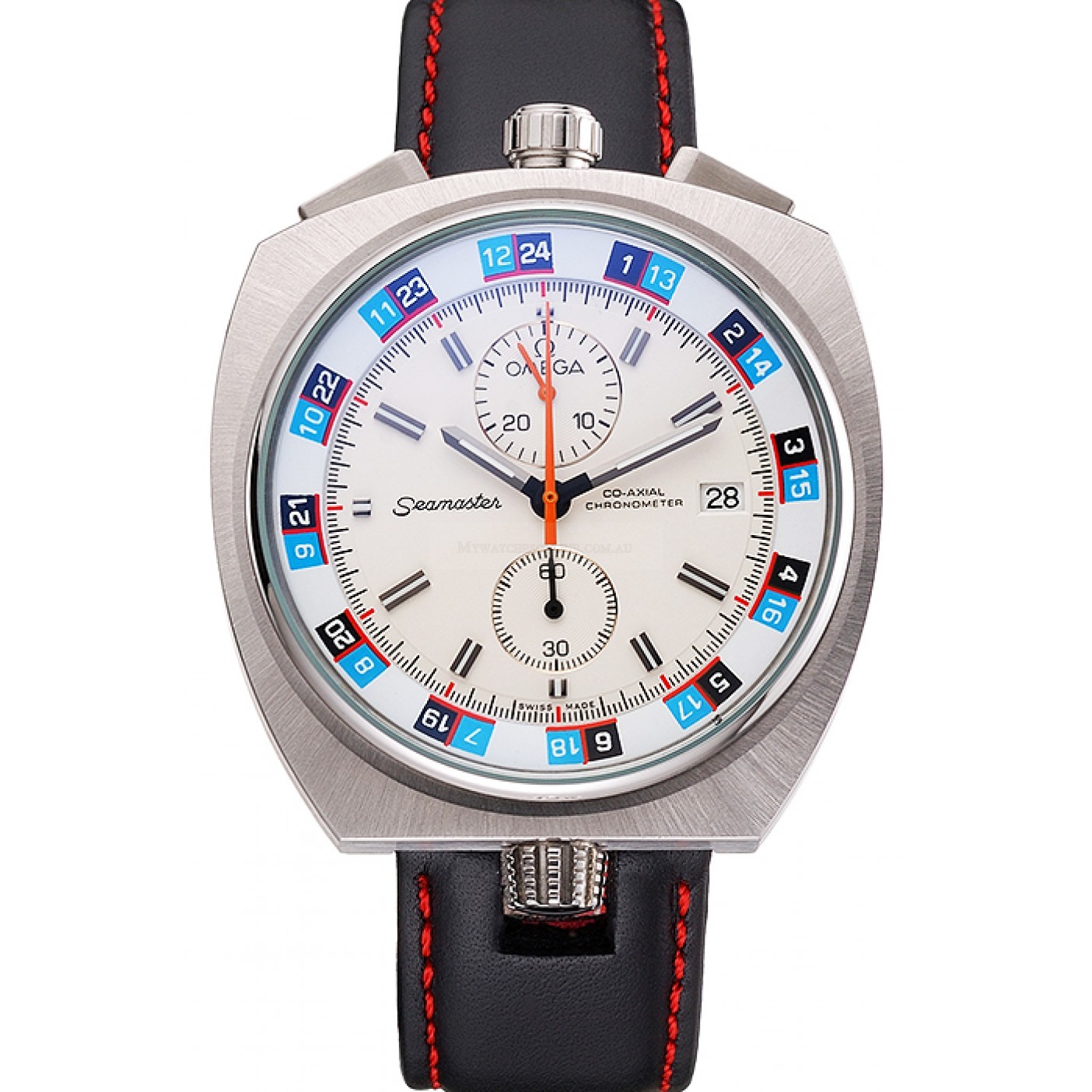 -OMEGA-SEAMASTER-622825 - Quartz Chronograph Replica Watch - Black Dial - Japanese Movement