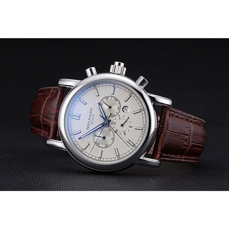 Patek Philippe Grand Complications 622264 Quartz Silver Dial Men's Replica Watch