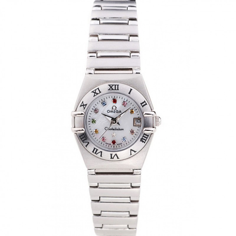 Omega Constellation Quartz Watch, Silver Dial, Stainless Steel Case & Bracelet, Model
