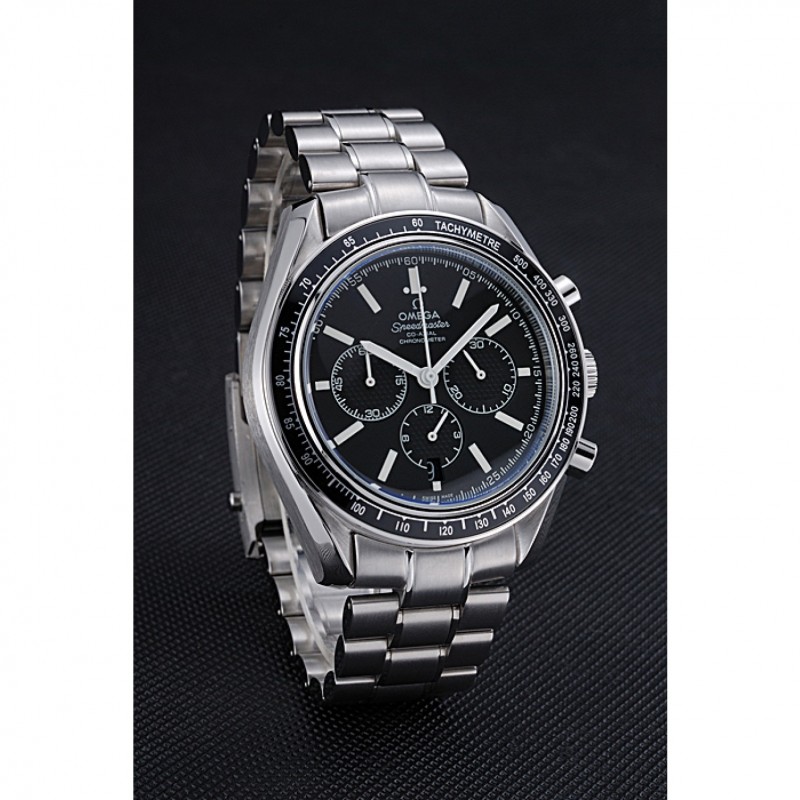 -OMEGA-622052ST.OO.1240ST.01 Replica Watch - Automatic - Silver Dial - Black Ceramic Bezel
