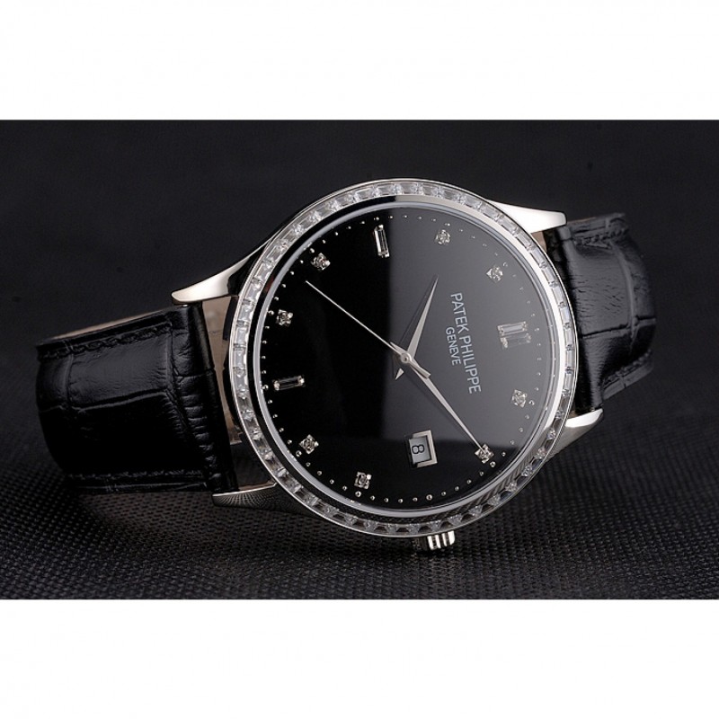 -15202ST.OO.1240ST.01 - Patek Philippe Calatrava Automatic Silver Dial Men's Replica Watch