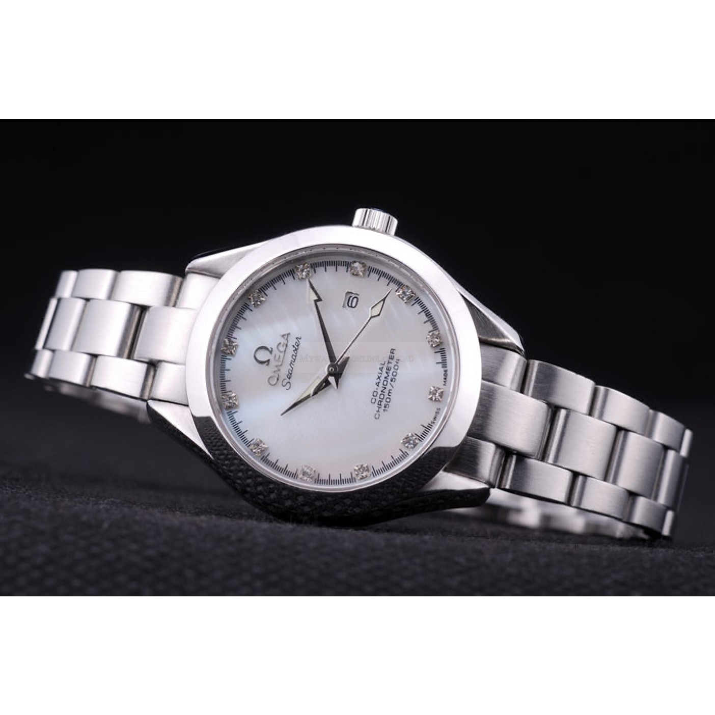 Omega Seamaster OM150 | Quartz Battery | Japanese Quality | Brushed Stainless Steel Case | Replica