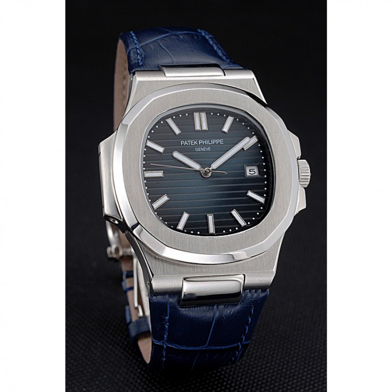 Patek Philippe NAUTILUS Automatic Replica Watch, Japanese Movement, Silver Dial, Steel Case