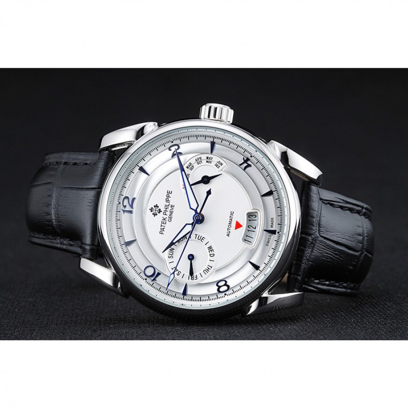 - PATEK PHILIPPE 1454237 - Automatic Replica Watch - Polished Stainless Steel - White Dial