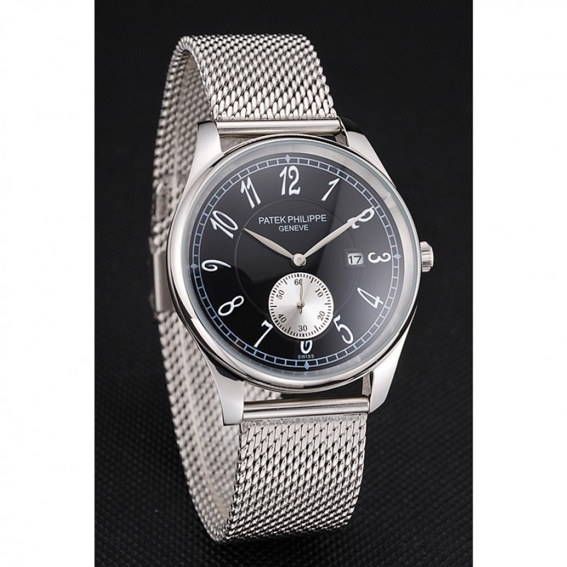 -PP-REPLICA-WATCH-QUARTZ-SILVER-DIAL-47X40MM-BLACK-MEN-205X20MM-13MM-FLIP-CLASP-SAPPHIRE-CR-STEEL