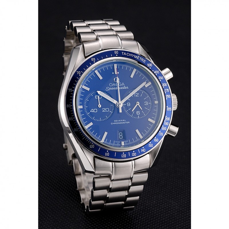 Omega Speedmaster 622802 - Quartz - Blue Dial - Men's Replica Watch