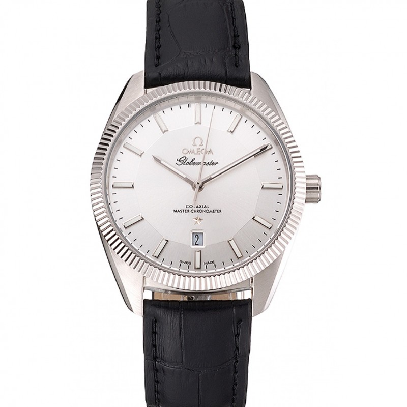 Omega Globemaster Replica Watch - Constellation Collection, Kinetic Movement, Brushed Stainless