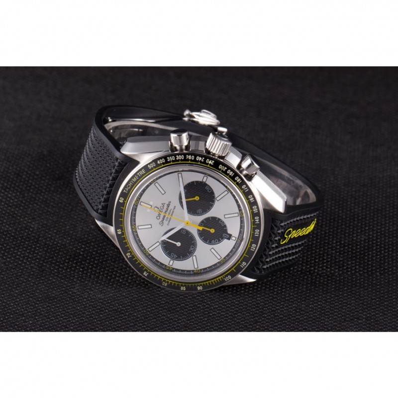 Omega Speedmaster 801422 Quartz Automatic Silver Dial Men's Watch Replica