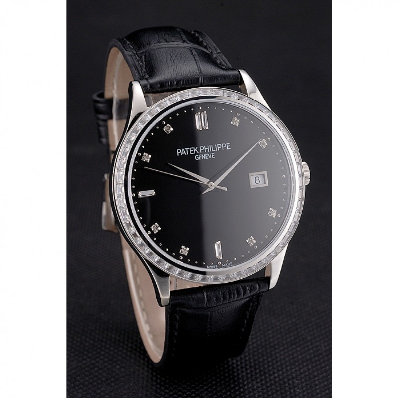 -15202ST.OO.1240ST.01 - Patek Philippe Calatrava Automatic Silver Dial Men's Replica Watch