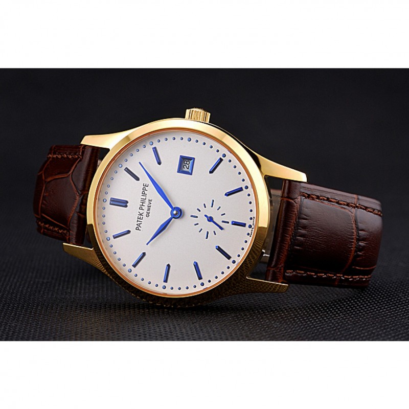 Patek Philippe Calatrava 622844 Replica Watch Automatic Movement 18K Yellow Gold Plated Case