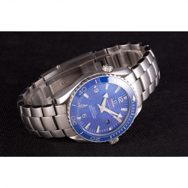 Omega Seamaster James Bond Skyfall 621382 Replica Watch, Automatic Movement, Blue Dial, Stainless