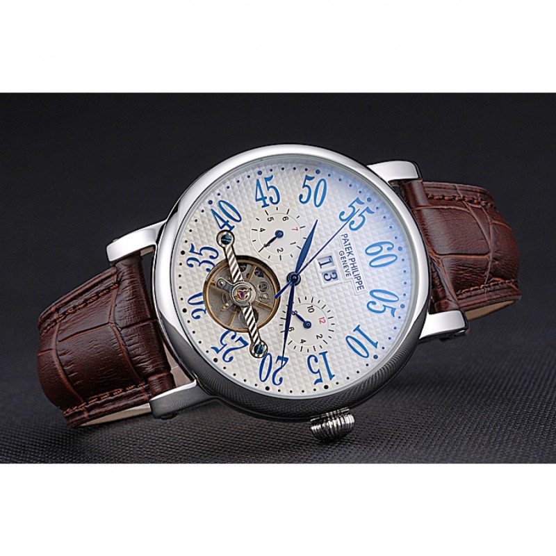 Patek Philippe Grand Complications 622257 - Automatic Watch - 55x44mm - Japanese - Brown Crocodile