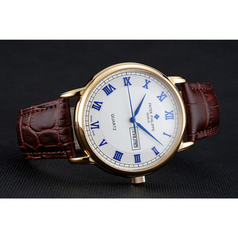 - PATEK PHILIPPE CALATRAVA 1454057 - Quartz - White Dial Replica Watch