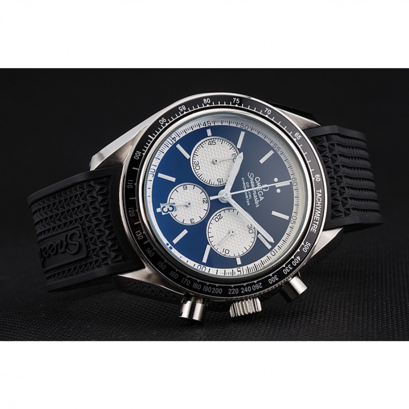 Omega Speedmaster 622041 Quartz Watch - Omega Logo Crown - Black Ceramic Tachymeter Bezel
