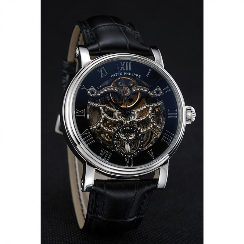 Patek Philippe Grand Complications 1453812 Replica Watch, Automatic, Black Dial, Sapphire Crystal