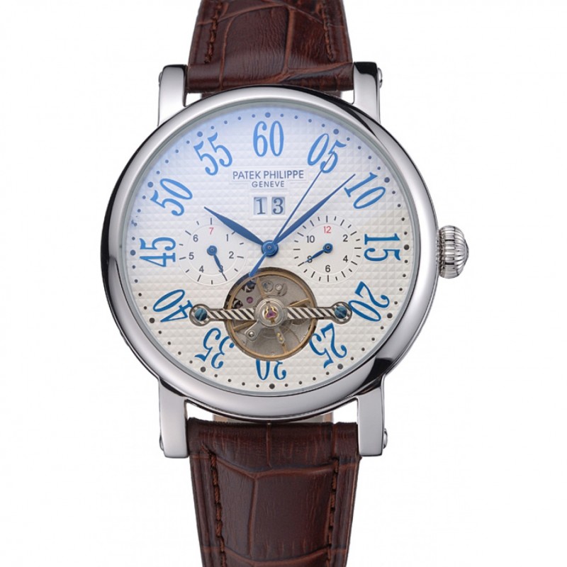 Patek Philippe Grand Complications 622257 - Automatic Watch - 55x44mm - Japanese - Brown Crocodile