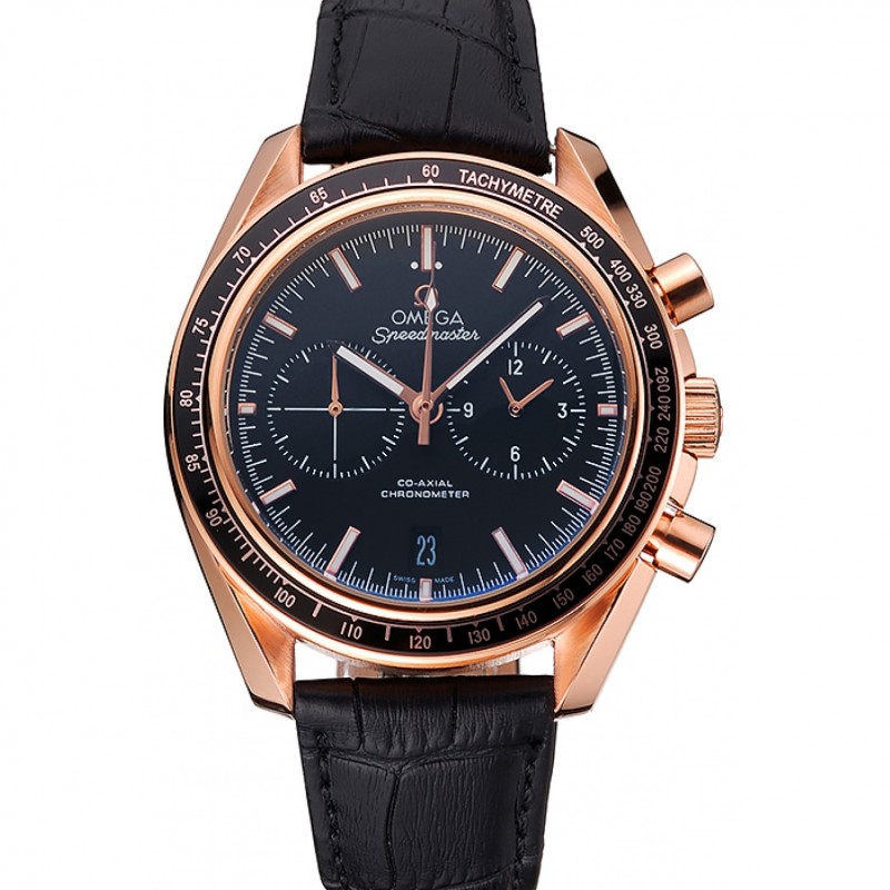 Omega Speedmaster - Quartz Replica Watch - 622809 - Automatic - 18k Rose-Gold Plated Case