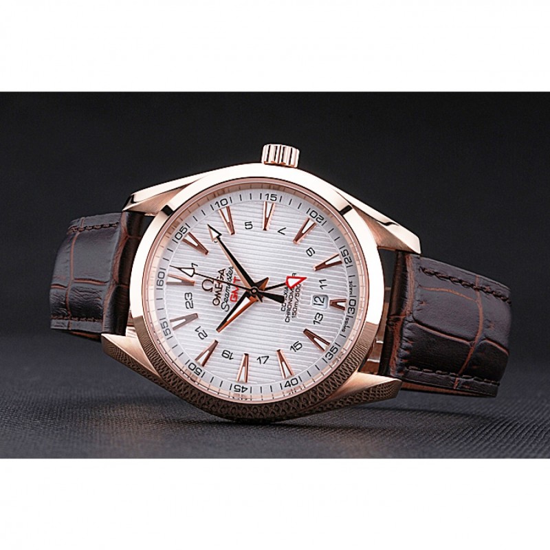 Omega Seamaster 622400 Replica Watch, Automatic Movement, 18k Yellow Gold Plated, White Dial