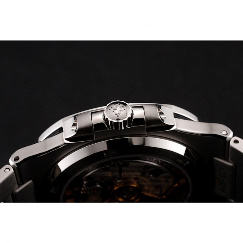 - PATEK PHILIPPE NAUTILUS 1453948 - AUTO - JAPANESE - POLISHED SS CASE - BLUE DIAL - REPLICA