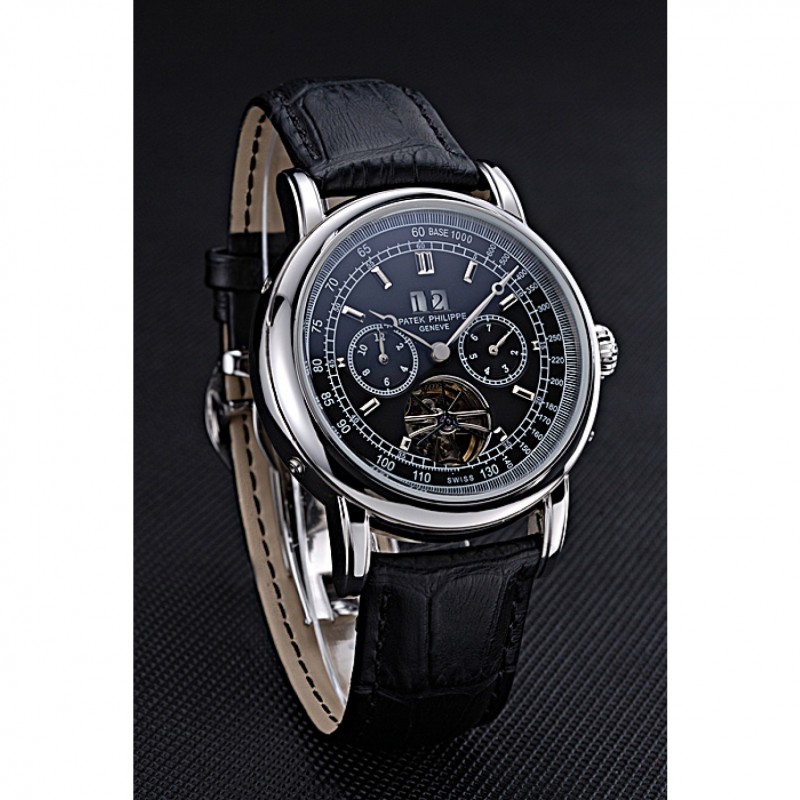 Patek Philippe Geneve Grand Complications 622155 Replica Watch, Automatic Movement, Black Dial